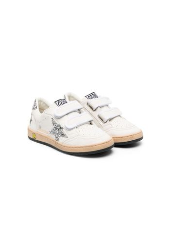 Golden Goose Kids Ball Star Sneakers mit Klettverschluss - Weiß