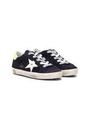 Golden Goose Kids Superstar lace-up sneakers - Blau