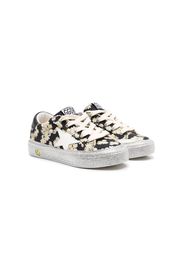 Golden Goose Kids TEEN May daisy-print sneakers - Schwarz