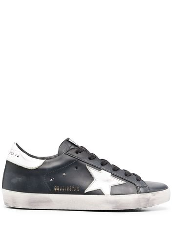 Golden Goose Sneakers mit Logo-Patch - Schwarz