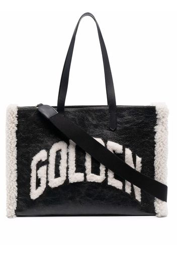 Golden Goose Shopper mit Logo-Verzierung - Schwarz