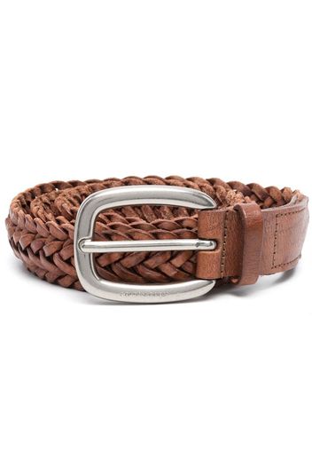 Golden Goose interwoven-design belt - Braun