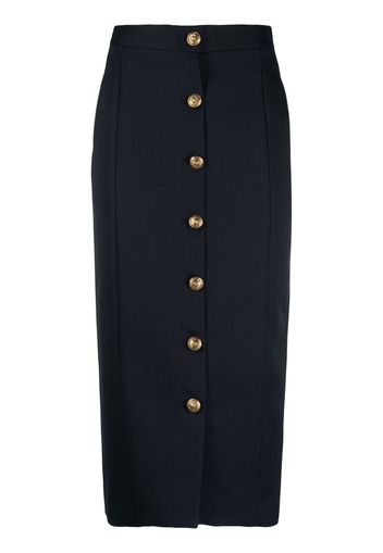 Golden Goose button-up pencil skirt - Blau