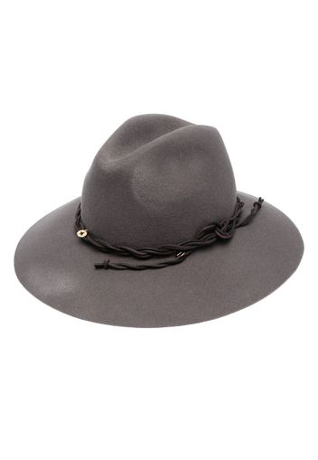 Golden Goose wide-brim virgin wool fedora - Grau