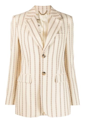 Golden Goose Journey jacquard single-breasted blazer - Nude