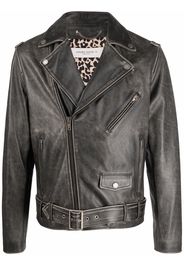 Golden Goose Perfecto leather biker jacket - Schwarz