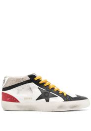 Golden Goose Mid-Star leather sneakers - Weiß