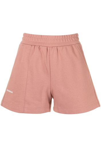 GOODIOUS Shorts mit Logo - Rosa