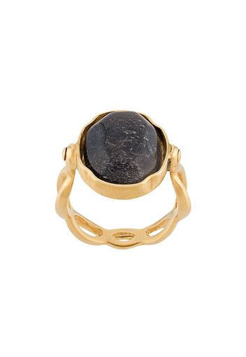 Goossens Ring mit Cabochon - Grau