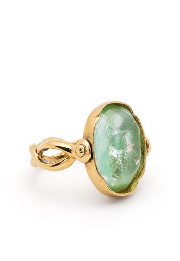 Goossens Ring mit Cabochon - Gold