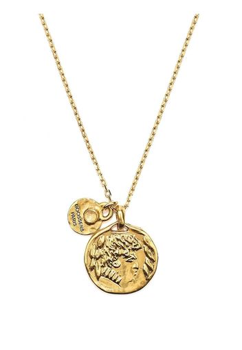 Goossens face medal necklace - Gold