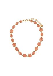 Goossens Halskette mit Cabochons - Rosa