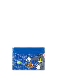 Goyard Kartenetui mit "Tom und Jerry"-Print - Blau