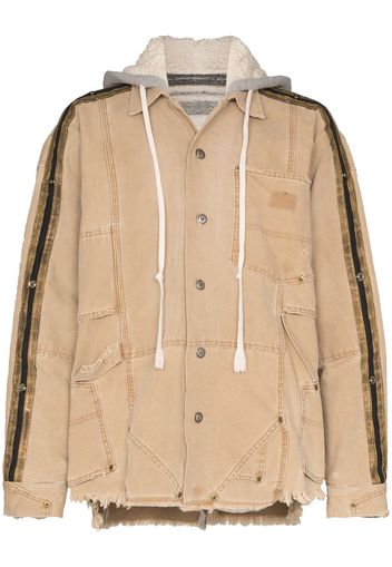 Greg Lauren 'Royal' Kapuzenjacke - Braun