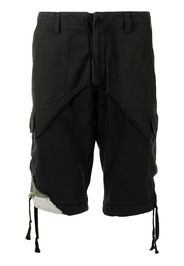 Greg Lauren Shorts im Distressed-Look - Schwarz