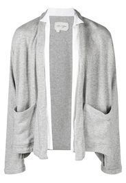 Greg Lauren layered open-front cardigan - Grau