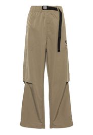 Ground Zero Gegurtete Cargohose mit geradem Bein - Braun