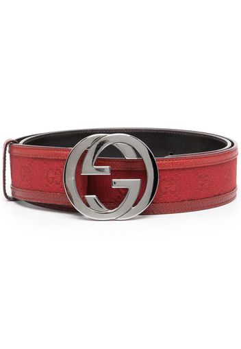 Gucci Pre-Owned 2010s Gürtel mit GG-Schnalle - Rot