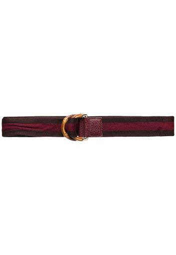 Gucci Pre-Owned 2010 Bamboo Web belt - Rot