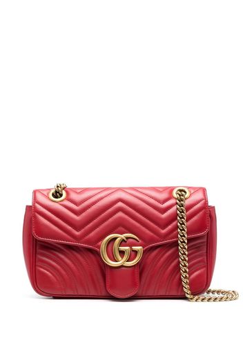 Gucci Pre-Owned GG Marmont Schultertasche - Rot