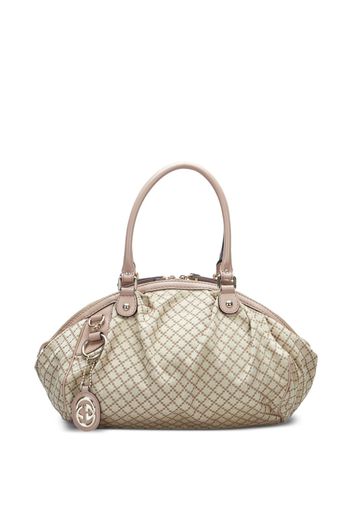 Gucci Pre-Owned Sukey Diamante canvas tote bag - Nude