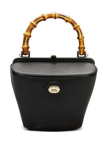 Gucci Pre-Owned Bamboo bucket satchel bag - Schwarz