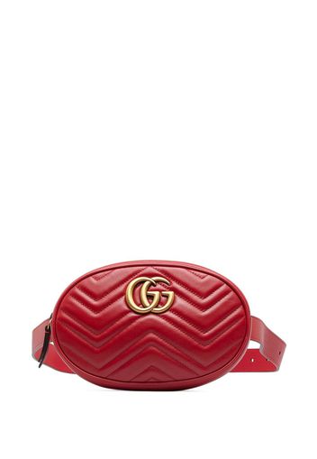 Gucci Pre-Owned Gucci GG Marmont Matelasse Belt Bag - Rot