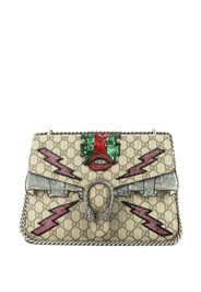 Gucci Pre-Owned Gucci Dionysus bag worn on the shoulder or carried in the hand in beige monogram canvas - Nude