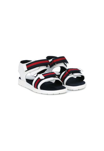 Gucci Kids Sandalen mit Klettverschluss - Weiß