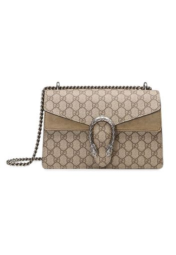 Gucci 'Dionysus' Schultertasche mit Monogrammmuster - Nude