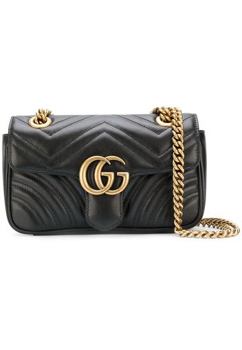 Gucci 'GG Marmont Matelassé' Handtasche - Schwarz