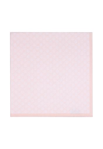 Gucci Kids Babydecke mit Monogrammmuster - Rosa