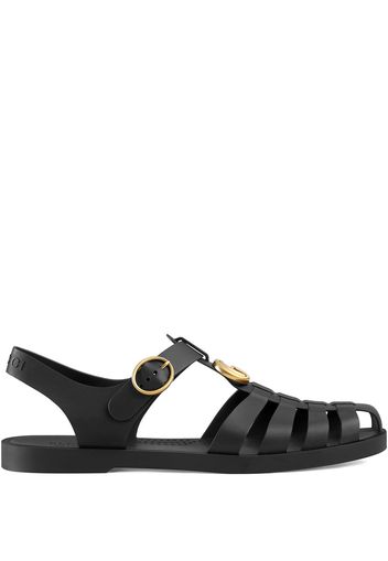 Gucci Sandalen mit Schnalle - Schwarz