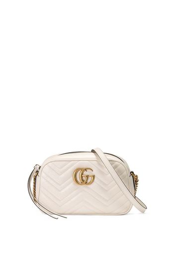 Gucci 'GG Marmont' Schultertasche - Weiß