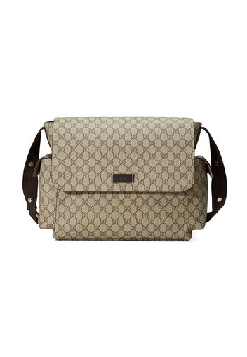 Gucci Kids 'GG Supreme' Wickeltasche - Nude