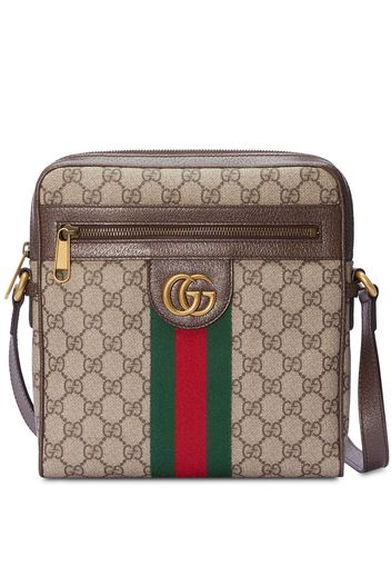 Gucci Kleine 'Ophidia GG' Kuriertasche - Braun