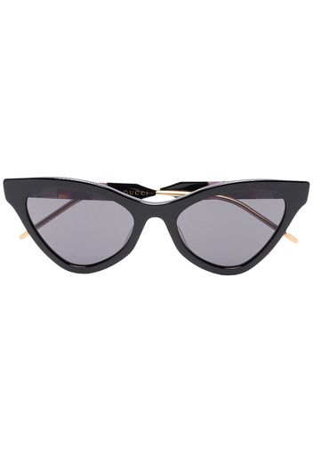 Gucci Eyewear Cat-Eye-Sonnenbrille - Braun