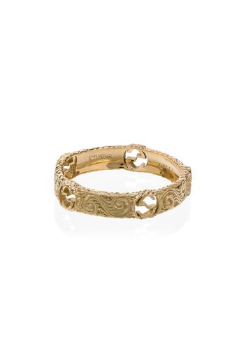 Gucci 18kt Gelbgoldring mit GG - YELLOW GOLD