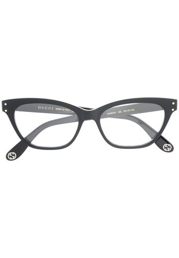 Gucci Eyewear Cat-Eye-Brille - Schwarz