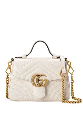 Gucci Mini 'GG Marmont' Beuteltasche - Weiß