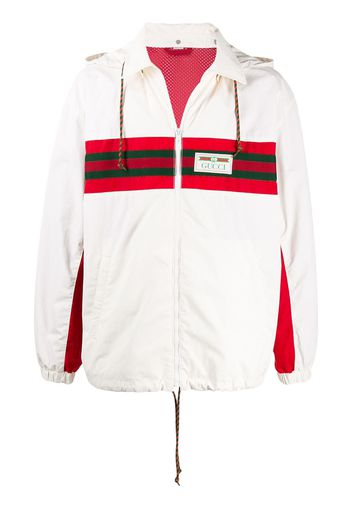 Gucci Jacke mit Webstreifen - Weiß