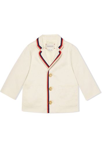 Gucci Kids Klassischer Blazer - Weiß