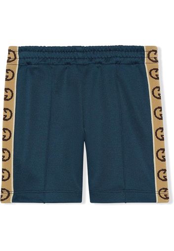 Gucci Kids Hose aus technischem Jersey - Blau