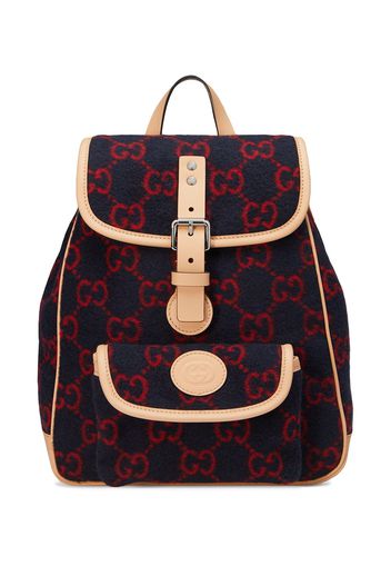 Gucci Kids Rucksack aus GG Supreme - Blau