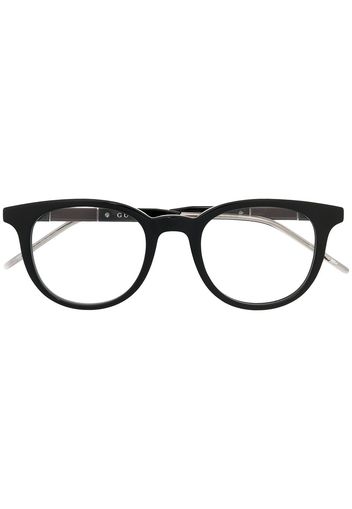 Gucci Eyewear Brille mit rundem Gestell - Schwarz