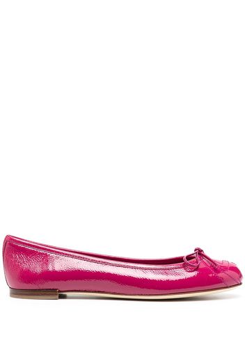 Gucci Ballerinas mit Schleife - Rosa