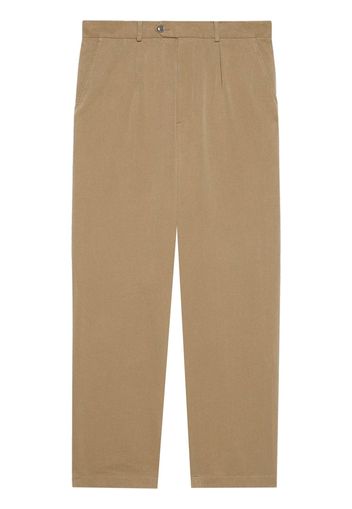 Gucci Hose mit hohem Bund - Nude