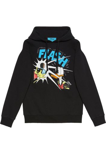 Gucci Hoodie mit grafischem Print - Schwarz