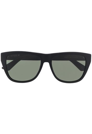 Gucci Eyewear Sonnenbrille mit eckigem Gestell - Schwarz