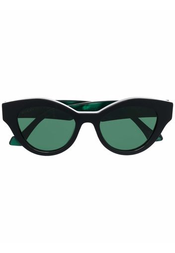 Gucci Eyewear Sonnenbrille mit Cat-Eye-Gestell - Grün